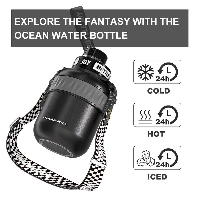Bottle Joy Water Bottle Stay Hydrated in Style While Making a Positive Impact, an Essential Accessory for Those Passionate about Ocean Conservation
