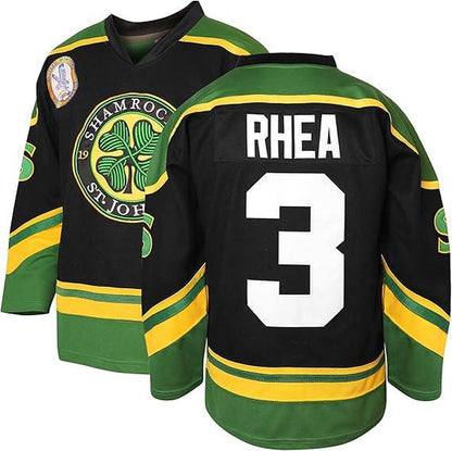 [Dealsforyoudays] #3 Ross the BOSS Rhea ST John'S Shamrocks Stitched Hockey Jersey with EMHL Patch Comfortable Athletic Sports Outdoors Football Team