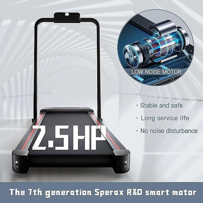 Sperax Walking Pad,Under Desk Treadmill,2 in 1 Folding Treadmill,Treadmills for Home,Noiseless,300 Lb High Weight Capacity Exercise Running
