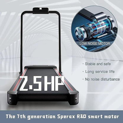Sperax Walking Pad,Under Desk Treadmill,2 in 1 Folding Treadmill,Treadmills for Home,Noiseless,300 Lb High Weight Capacity Exercise Running