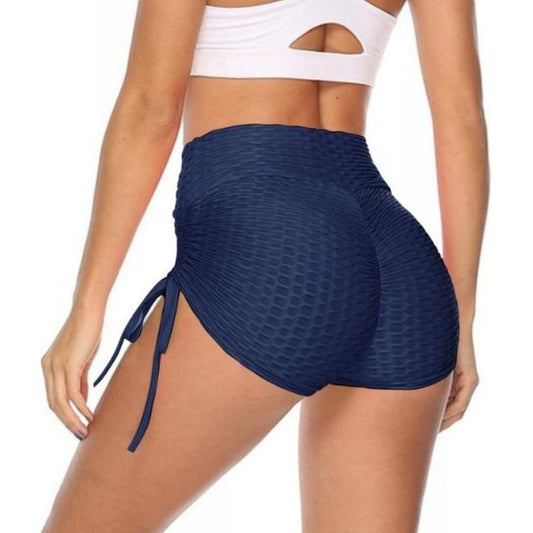 Women'S High-Waist Yoga Shorts with Butt Lifting and Tummy Control - Fabric, Comfort