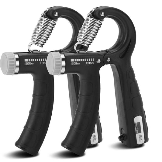 XPRT Adjustable Hand Strengthener with Counting Function Set of 2 Adjustable Hand Strengthener Hand Grip Strengthener Adjustable Resistance Forearm Exerciser，Grip Strength Trainer for Muscle Building and Injury Recovery for Athletes
