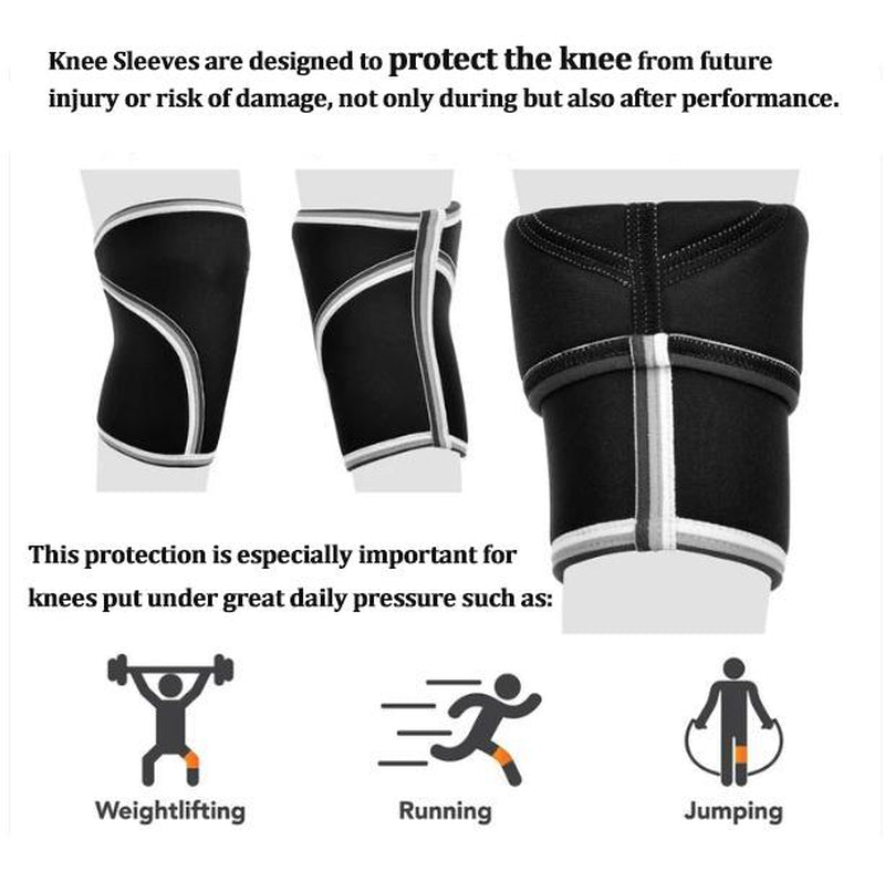 Knee Pads 7MM Neoprene Soft Comfort Knee Support Knees Protective Knee Brace for Dancing/Weightlifting/Basketball/Exercise