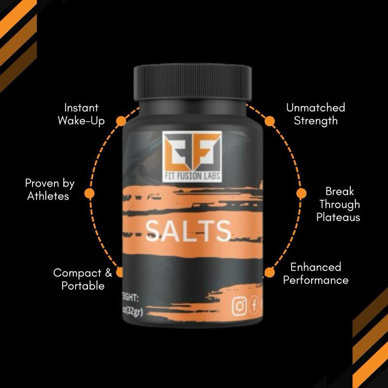 Workout Salts - Salts Designed for Athletic Performance, Easy to Use, Convenient Salts for Fitness and Sports
