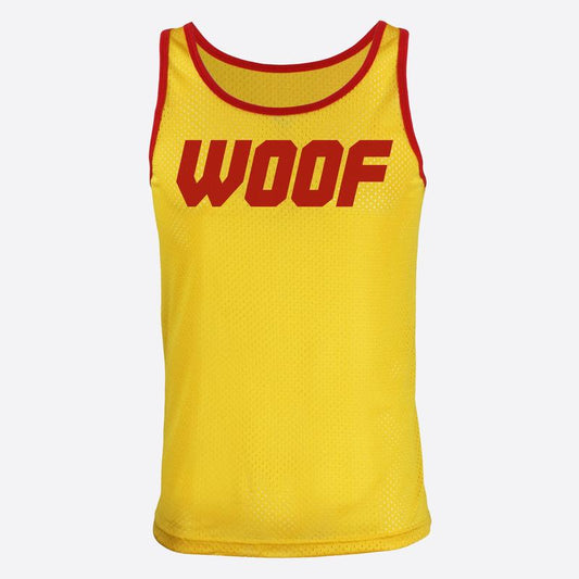 Gruff Pup Air Tank - Pick Woof, Daddy, Boy, Blank - Mesh Tank Top - Soft + Stretchy - Athletic Menswear - Colorful Classic - Casual Sexy Silky Gym