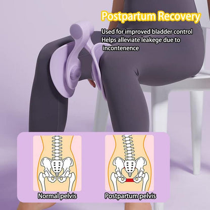 Thigh Master Hip Trainer Exercise Equipment, Pelvic Floor Trainer, Kegel Trainer for Postpartum Rehabilitation, Trimmer Inner Thigh, Thigh Workout Equipment Portable Shaping