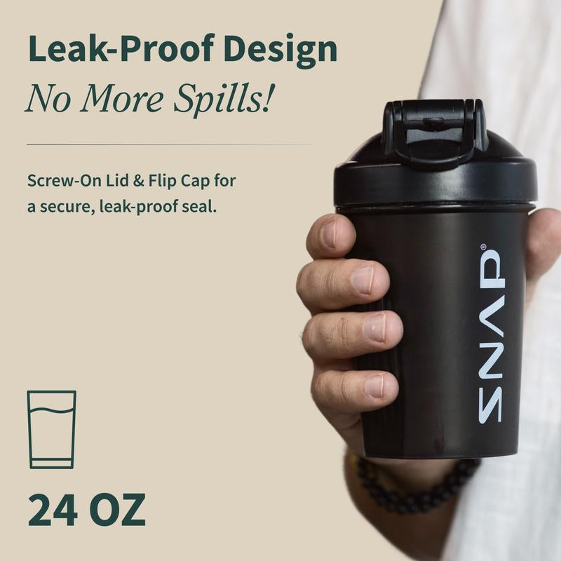 Large Snap Shaker (24Oz) Bottle Drinkware