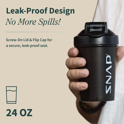 Large Snap Shaker (24Oz) Bottle Drinkware