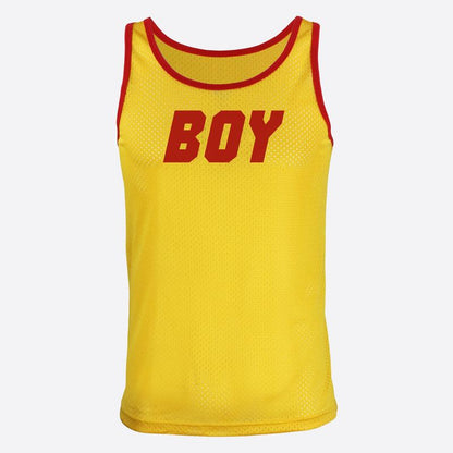 Gruff Pup Air Tank - Pick Woof, Daddy, Boy, Blank - Mesh Tank Top - Soft + Stretchy - Athletic Menswear - Colorful Classic - Casual Sexy Silky Gym