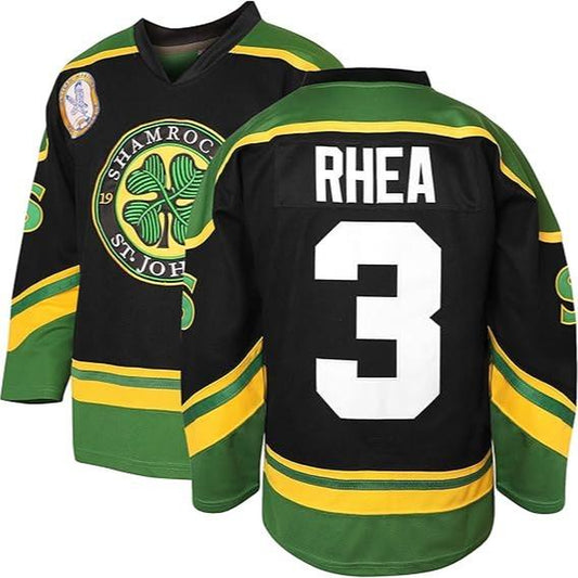 [Dealsforyoudays] #3 Ross the BOSS Rhea ST John'S Shamrocks Stitched Hockey Jersey with EMHL Patch Comfortable Athletic Sports Outdoors Football Team