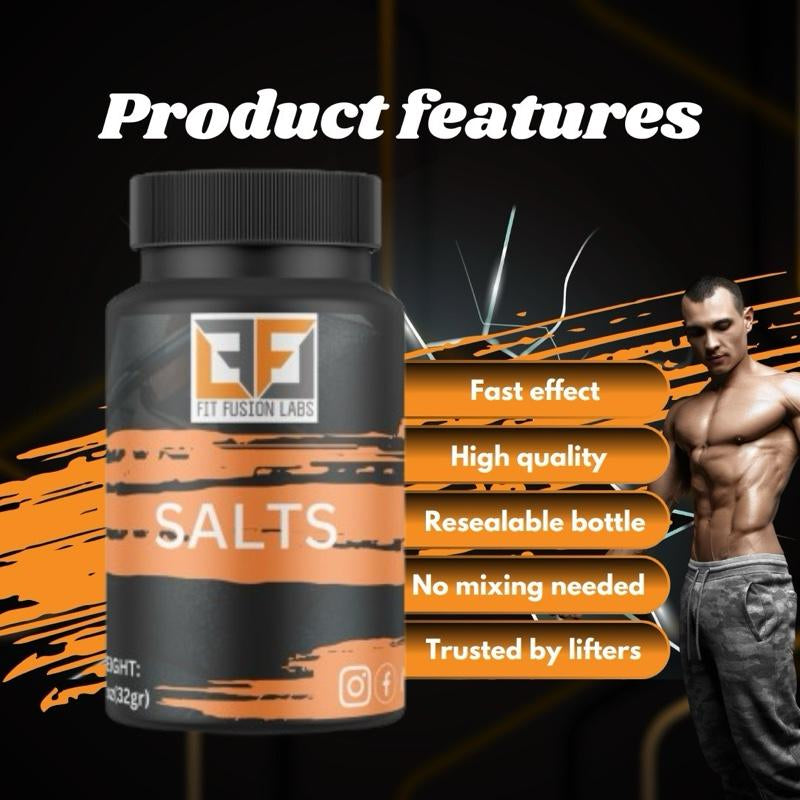 Workout Salts - Salts Designed for Athletic Performance, Easy to Use, Convenient Salts for Fitness and Sports