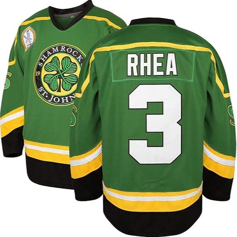 [Dealsforyoudays] #3 Ross the BOSS Rhea ST John'S Shamrocks Stitched Hockey Jersey with EMHL Patch Comfortable Athletic Sports Outdoors Football Team