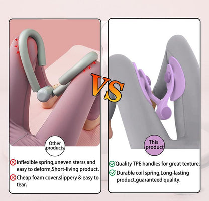 Thigh Master Hip Trainer Exercise Equipment, Pelvic Floor Trainer, Kegel Trainer for Postpartum Rehabilitation, Trimmer Inner Thigh, Thigh Workout Equipment Portable Shaping