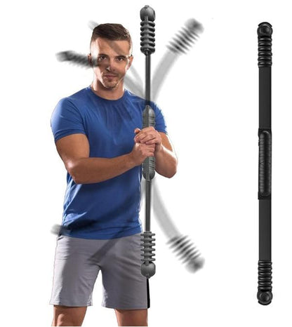 HOTWAVE Fitness Bar for Workout Elastic Exercise Bar, Vibration Weight Stick,Body Physical Therapy,Core Strength Training,Arm Shoulder Stretch at Home Gym.