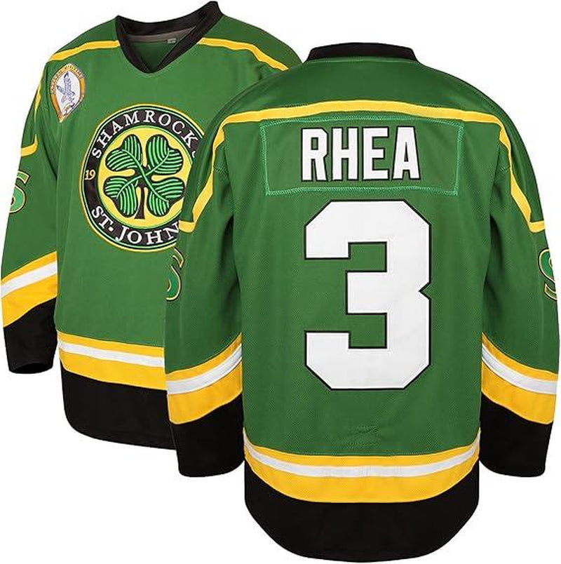 [Dealsforyoudays] #3 Ross the BOSS Rhea ST John'S Shamrocks Stitched Hockey Jersey with EMHL Patch Comfortable Athletic Sports Outdoors Football Team