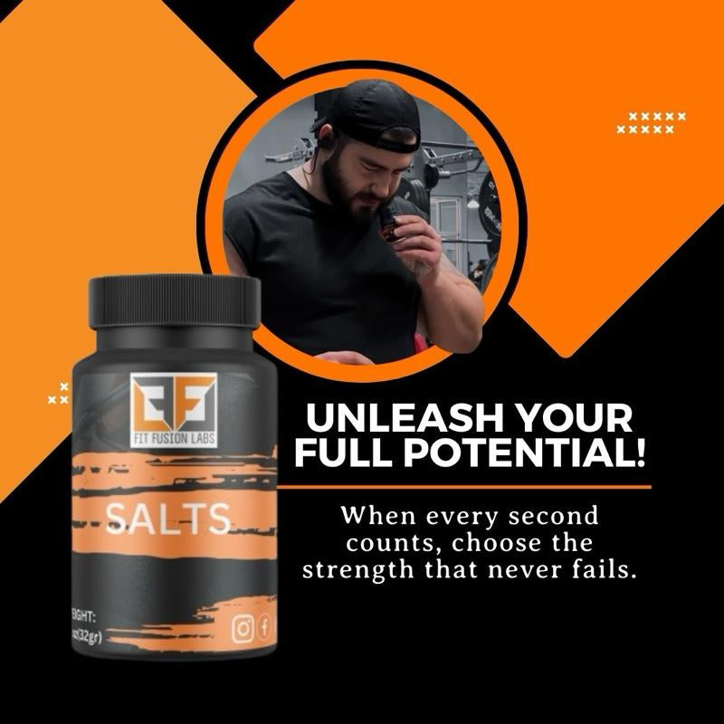 Workout Salts - Salts Designed for Athletic Performance, Easy to Use, Convenient Salts for Fitness and Sports