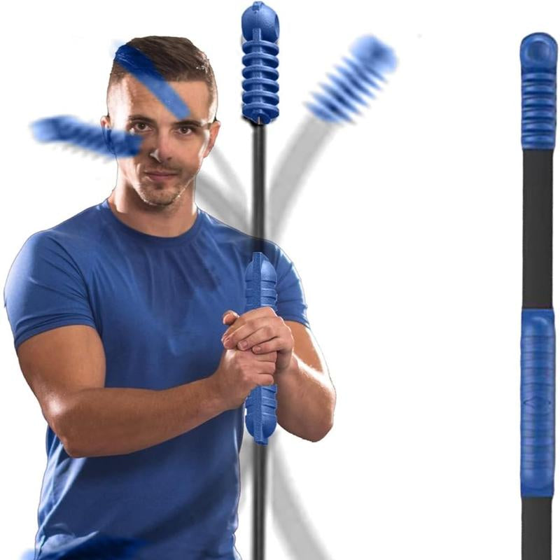 HOTWAVE Fitness Bar for Workout Elastic Exercise Bar, Vibration Weight Stick,Body Physical Therapy,Core Strength Training,Arm Shoulder Stretch at Home Gym.